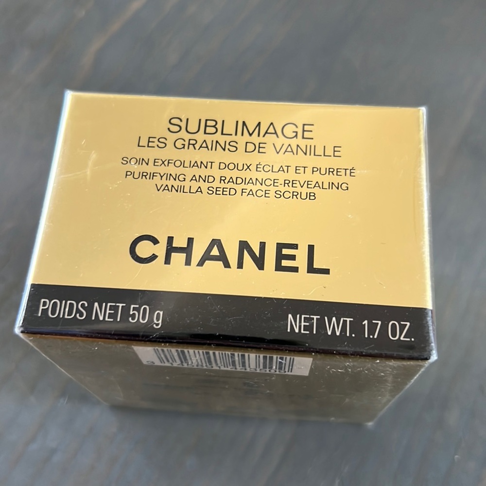 CHANEL SUBLIMAGE!  Brand new. 50g.  Vanilla seed facial scrub.